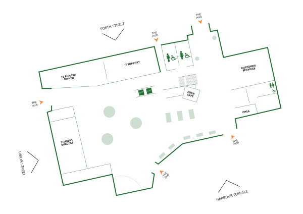 Hub Map with entrances