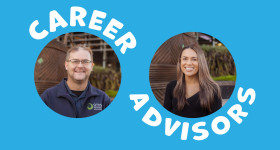 Career Advisors Wayne and Khyla