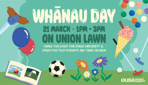 OUSA whanau day screen