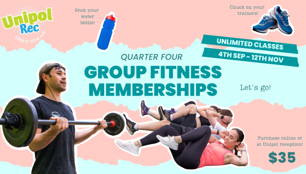 Unipol Group Fitness Quarter Four Membership 20231